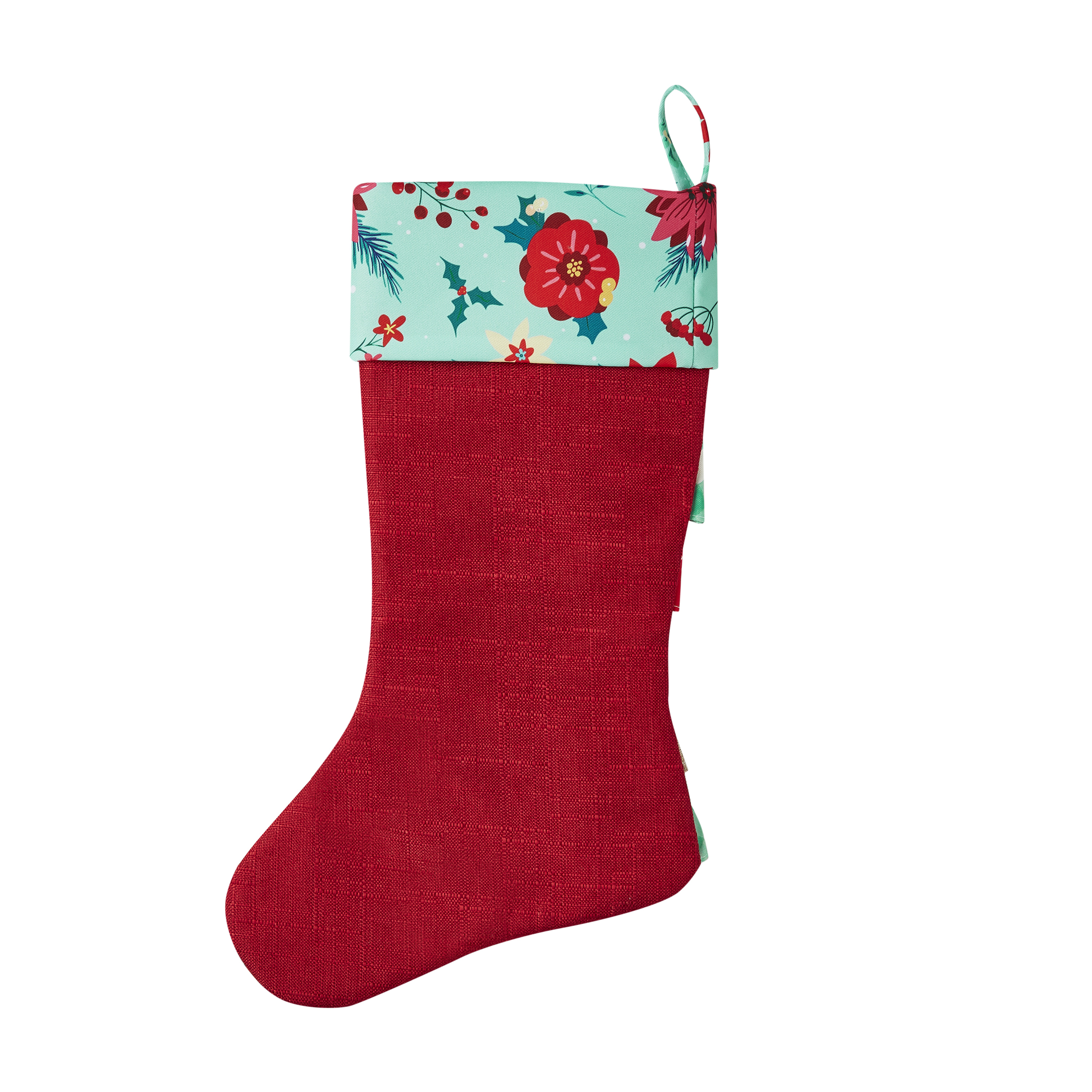 The Pioneer Woman Floral Ruffle Multi-color Christmas Stocking, 20" - image 3 of 5