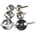 thumbnail image 1 of Kitchen Cookware Pots, Kitchen Pots Gold Handle Stainless Steel 12 Pieces  for Restaurant, 1 of 8