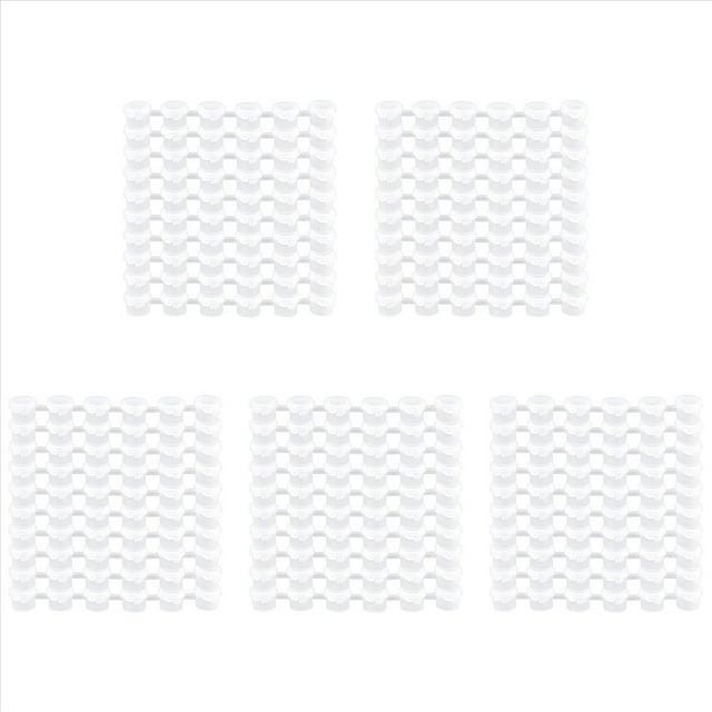 50 Tiras 300 Botes Botes de Pintura Vacíos Tira de de Pintura Contenedores de Almacenamiento de Pintura, Suministros para Manualidades de Pintura para el Aula