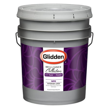 brilliance glidden gal satin exterior base paint light