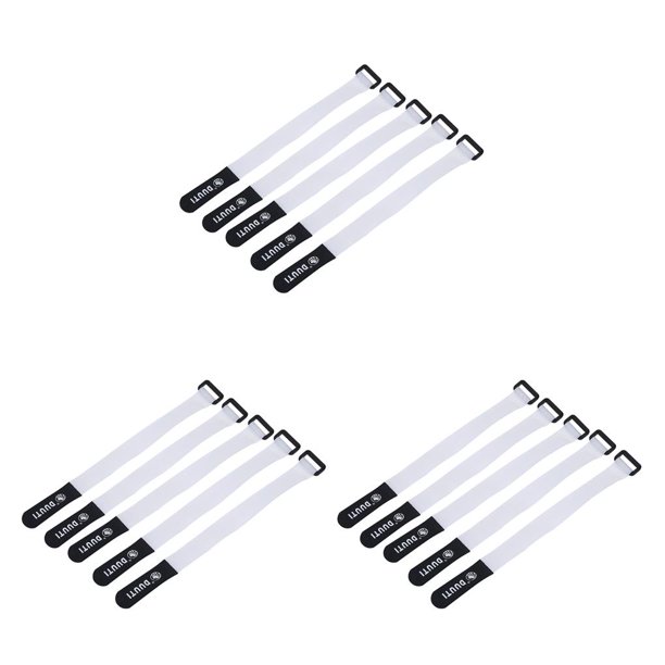 Soidarity 5 Pieces Adjustable Multi-Purpose Wear-resistant Strap Handlebar Cable Belts Lightweight Loop Hook Seatpost Tie Type1 NO1