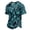Blue, variant on Camouflage Pattern Short Sleeve T-Shirt for Men