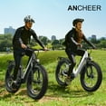 thumbnail image 6 of ANCHEER Electric Bike for Adults, 750W Ebike, 28MPH 60Miles Electric Mountain Bike, 26" Fat Tire Electric Bicycle with 48V 15AH Battery, Rear Rack, Lockable Suspension Fork,7 Speed, UL2849, 6 of 11