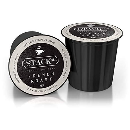 STACK STREET 80 Count French Roast Single-Serve Coffee Pods, Compatible With Keurig 2.0 K-Cup Brewers