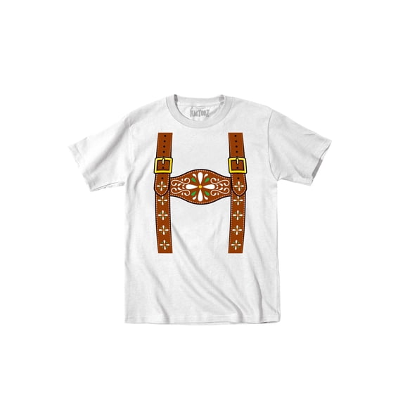 Instant Message - Lederhosen (Tuxedo) -TODDLER SHORT SLEEVE TEE-5T