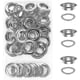 thumbnail image 1 of 50 Eyelets Grommets Sets 20mm Grommet Eyelet Kit For Canvas Tarp Repair Tent, 1 of 5