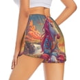thumbnail image 3 of Goofa Meditating Cute Horse Printed Women 2 in 1 Running Shorts,Quick Dry Athletic Workout Shorts,High Waisted Athletic Shorts with Liner Pockets-Medium, 3 of 9
