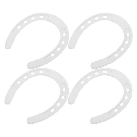 4pcs Lucky Horseshoe Wall Art Silver Metal Decor for Wedding Decorations Creative Vintage Design