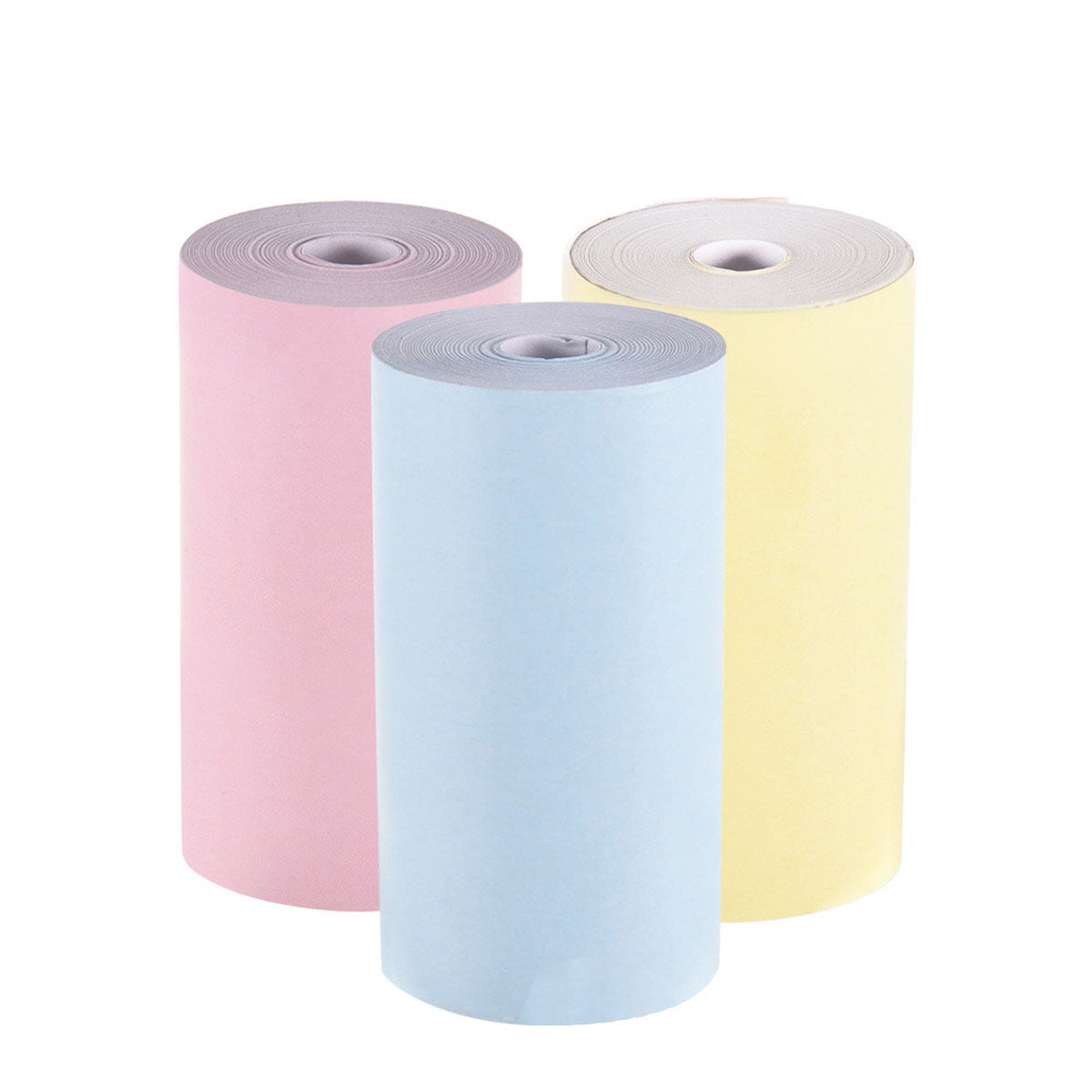 3 Rolls Entweg Colored Printer Paper,Color Thermal Paper Roll 5730mm Bill Receipt Photo Paper Clear Printing for PeriPage A6 Pocket for PAPERANG P1/P2 Mini Photo Printer 2.171.18in 