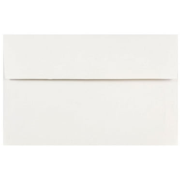 JAM Paper A10 Invitation Envelopes, White, 6 x 9 1/2, 50/Pack