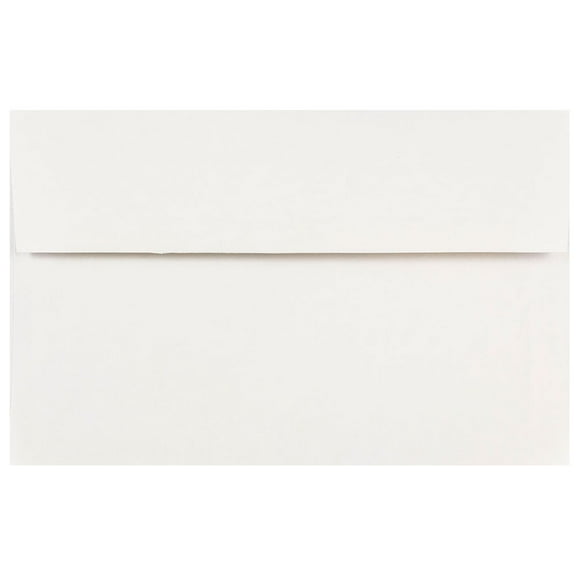 JAM Paper A10 Invitation Envelopes, White, 6 x 9 1/2, 50/Pack