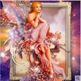 thumbnail image 1 of Estilo Belleza Dibujos animados Niña Sala de estar Mariposa Hada Diamante Bordado Pintura Punto de cruz 12x16 pulgadas, 1 of 5