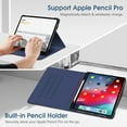 thumbnail image 4 of Fintie Folio Case for iPad Pro 13-inch (M4) 2024, Multi-Angle Viewing Protective Stand Cover with Pencil Holder & Pocket, Auto Sleep/Wake, blooming hibiscus, 4 of 11