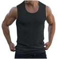 thumbnail image 2 of Wancir Men's Tank Top Muscle Workout Gym Shirts Moisture Wicking Lightweight Summer Casual Sleeveless Shirts, 2 of 3
