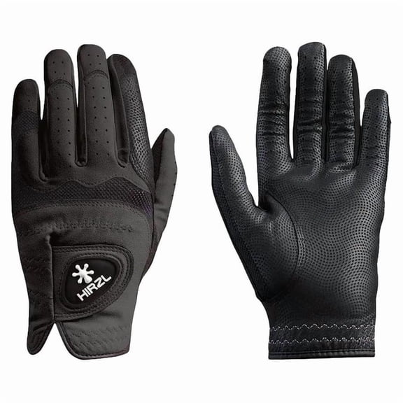 HIRZL Trust Hybrid Plus ( ) - Men Golf Gloves - Black - RH - Large