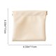 thumbnail image 3 of Bolso de Maquillaje Mini en Piel Sintética Impermeable Sin Cremallera con Cierre Automático, Almacenamiento Portátil de Viaje para Mujeres, Organizador de Joyas y Auriculares, Blanco, 11x11cm, 3 of 6