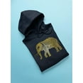 thumbnail image 3 of Tribal Elephant Tattoo Design Women Hoodie, Female Large, 3 of 4