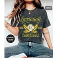 thumbnail image 2 of Retro Savannah Baseball T-shirt, Vintage Soft Tee, Unisex Comfort Colors Shirt, Banana fan gift, Summer Sports Top, 2 of 4