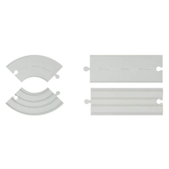 PlanToys Rubber Road Rail Expansion Tracks - Set C