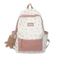 thumbnail image 2 of CUZIBR Backpack For Female College Students Cute Floral Print Lightweight Bookbag Adjustable Padded Straps Multi Pocket Daypack For Teen Girls Back To School Daily Use, 2 of 5