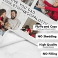 thumbnail image 3 of AISENIN Personalized Soft Fleece Blanket with Picture Best Daddy Ever Father's Day Blanket Custom Photos Collage Throw Blanket for Dad, 3 of 5