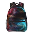 thumbnail image 1 of Fotbe Neon Spectrum Cat Portrait Mochila Casual con Estampado para Escuela, Viajes y Actividades al Aire Libre - Duradera, Ligera y Cómoda, 1 of 5