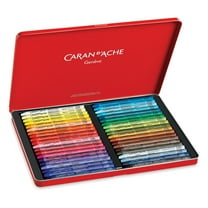 Caran d'Ache Neocolor I Wax Pastels - Assorted Colors, Set of 40