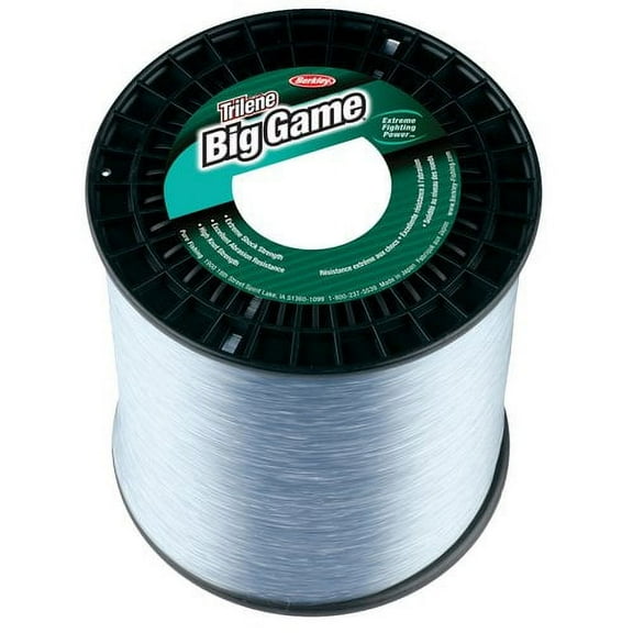 Berkley Trilene® Big Game™ Monofilament Fishing Line, Clear, 60 lb Test Strength, 950 yd