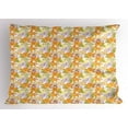 thumbnail image 2 of Lily Pillow Sham Illustration of Lively Flowers of Summer Fields Natural Revival with Gardening Plants, Decorative Standard King Size Printed Pillowcase, 36 X 20 Inches, Multicolor, by Ambesonne, 2 of 2