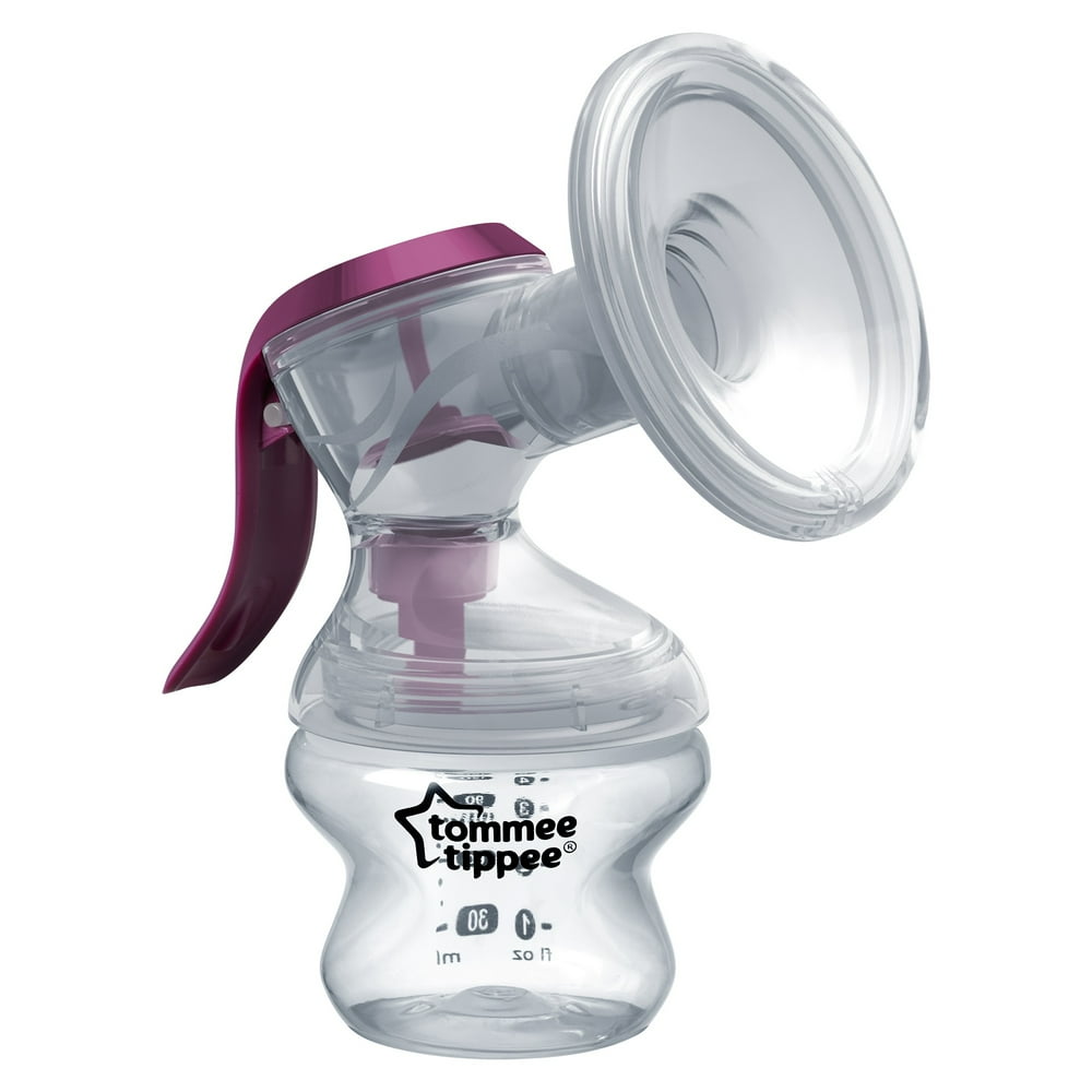 Tommee Tippee Made for Me Single Manual Breast Pump Soft, Cushioned