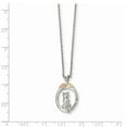 thumbnail image 3 of White Sterling Silver necklace Rope Themed 18 in 15.35 mm 1, 3 of 3