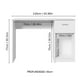 thumbnail image 3 of Escritorio para Computadora Madesa Hogar y Oficina Blanco, 3 of 8