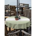 thumbnail image 2 of Outdoor Tablecloth with Umbrella Hole for Patio/Picnic/Party/Camping, Sage Green Ombre Waterproof Table Cloth Round Cover Washable, Aesthetic Art Farmhouse Gradient Green (Dia 60"), 2 of 9