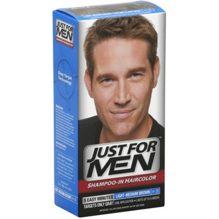Just For Men Hair Color Light Medium Brown H30 1 Each Pack Of 2