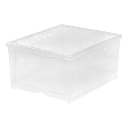 IRIS Easy Access Men's Plastic Shoe Storage Box, (Best Player For Showbox)