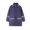 Navy, variant on Kids Hooded Raincoat with Pockets Waterproof All Season Windproof Jacket Mid Length Outerwear for Boys Girls Ages 4 to 12