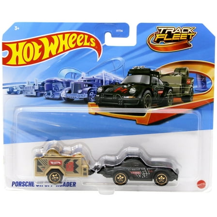 Hot Wheels Track Fleet Porsche 911 Off-Roader Die Cast Car (Black)