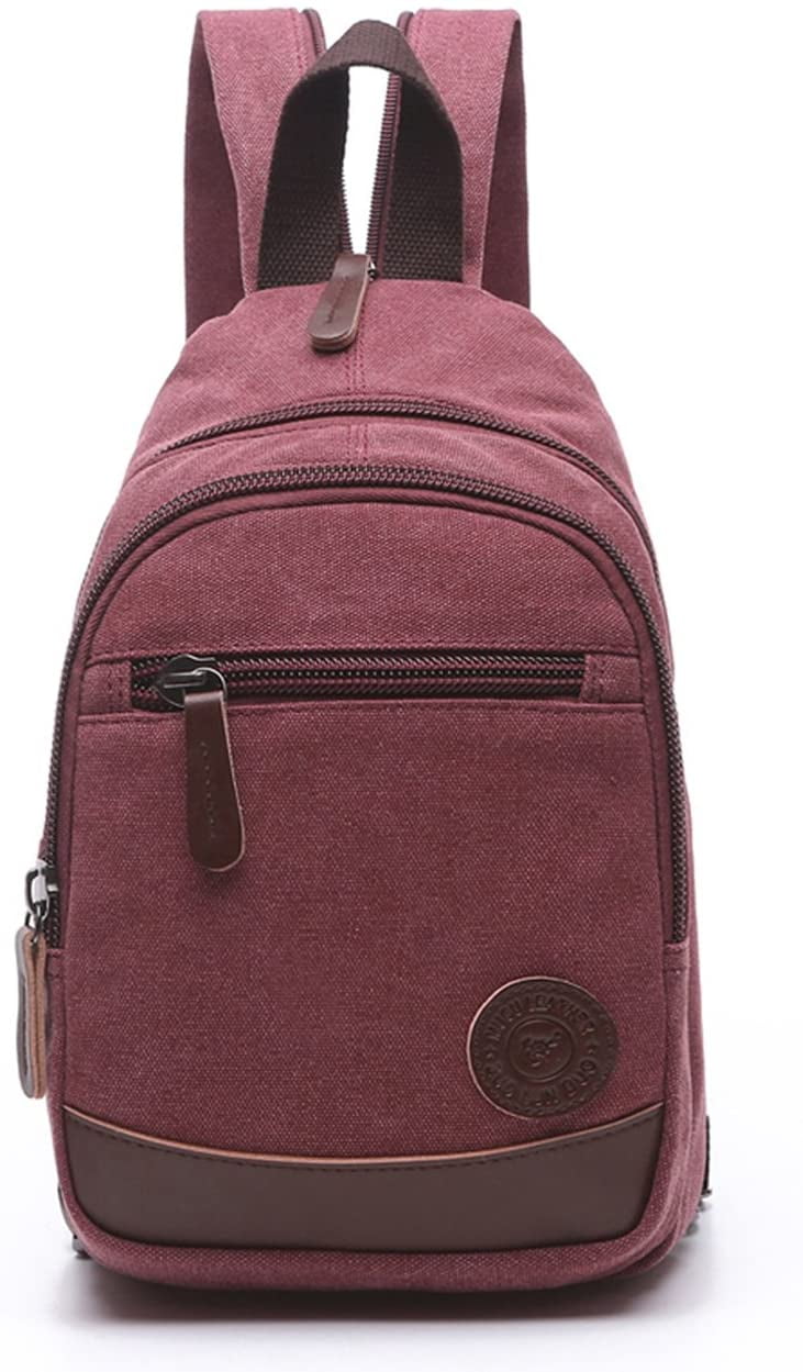 Mini canvas hotsell backpack purse
