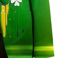 thumbnail image 4 of Men's Blazer Long Sleeve St Patricks Day Printed Button Lapel Collar Casual Lightweight Festival Jackets (L, Gold), 4 of 5