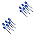 thumbnail image 4 of Bewildely Paquete de 6 cucharas de café de acero inoxidable, cucharillas colgantes de leche con chocolate, accesorios para cucharas agitadoras Azul 2piezas, 4 of 6