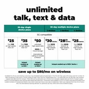 Samsung A01 16GB (Prepaid), Black, 1 Pack