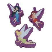 Disney Fairies Pencil Top Erasers, 3pk