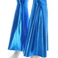 thumbnail image 7 of TiaoBug Women 70s Disco Costume One Shoulder Long Sleeve Bell Bottom Hippie Club Jumpsuit Royal Blue XL, 7 of 7