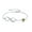 Platinum Green Crystal, variant on Infinite Eternal 8-word Classic S925 Sterling Silver Bracelet For Women