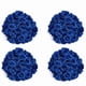 thumbnail image 1 of Flores Artificiales Cabezas de Flores de Rosas de Seda, 200 Piezas (Azul Oscuro), 1 of 5