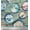 Dusty Teal Green, variant on Soimoi Rayon Fabric Circle,Fish & Cute Animals Patchwork Print Fabric by The Yard 56 Inch Wide