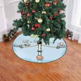thumbnail image 2 of FMSHPON Vintage Bike Spring Xmas Christmas Tree Skirt Stand Mat for Holiday Party Decoration Indoor Outdoor 48 inches, 2 of 3