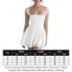 thumbnail image 2 of Vestido Vestido de encaje con tirantes en la playa Vestido sin espalda con tirantes Elegante para fiesta (Blanco XL) Cgtredaw Blanco T XL para Mujer, 2 of 9