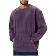 thumbnail image 1 of Men's Long-Sleeved Sweatshirt with Pockets Ribbed, 1 of 9