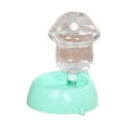 thumbnail image 1 of CSChome Distributeur d'Eau pour Animaux 500ML/1.8L Distributeur de Nourriture Automatique Grande Capacité en Forme de Champignon Récipient d'Eau et de Nourriture Bol, 1 of 7